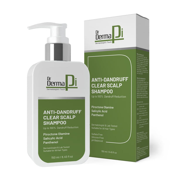 Anti-Dandruff Clear Scalp Shampoo Reduces Up to 100% Dandruff and Strengthens Hair - For All Hair types -150ml